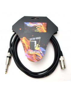 Cablu JACK Stereo(6,3mm) - XLR tata - 3m