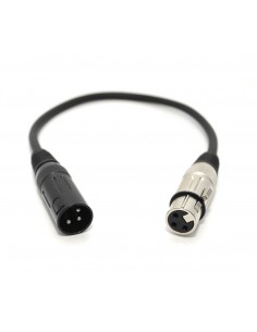 Cablu XLR(tata) - XLR(mama) - 42cm
