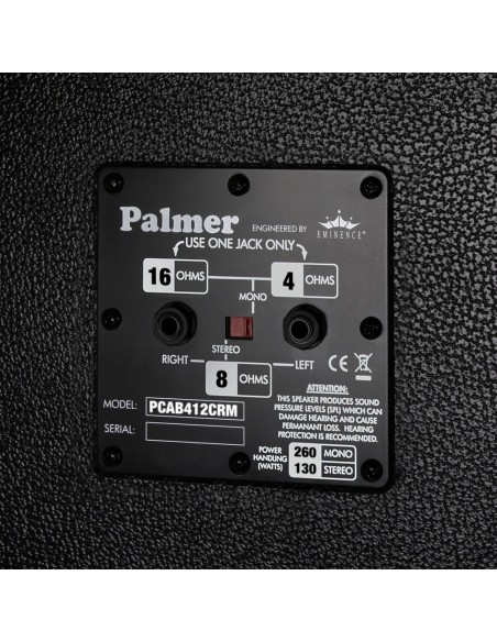 Palmer MI Custom Made Cabinets - Guitar Cabinet 4 x 12"