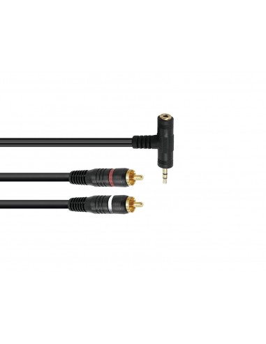 Cablu adaptor 3.5 T-Jack / 2xRCA 1,5m SW