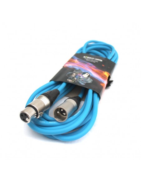 Cablu XLR XLR 10m ALBASTRU eXpertCable