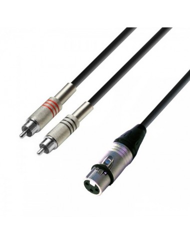 Cablu 2xRCA XLR mama 3m eXpertCable