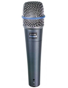 Microfon cu Fir Shure Beta 57A de instrumente