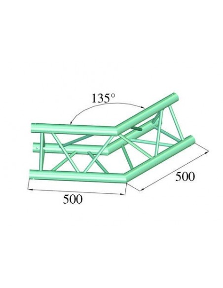 ALUTRUSS TRILOCK 6082AC-22 - Unghi 120°